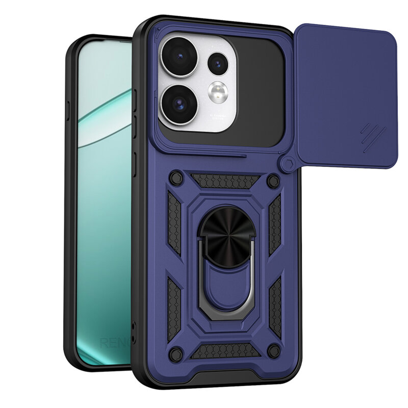 Husa Oppo Reno16 Pro protectie camera Techsuit CamShield Series, albastru