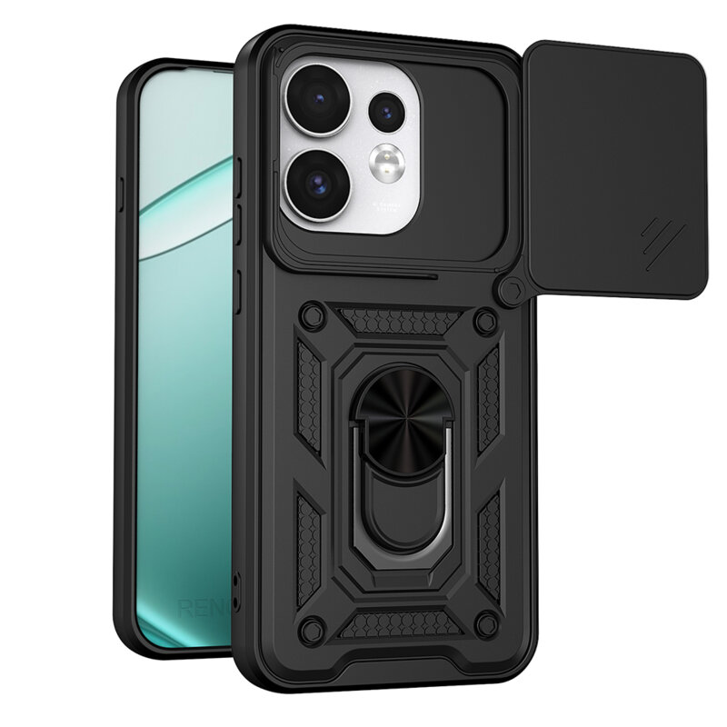 Husa Oppo Reno16 protectie camera Techsuit CamShield Series, negru