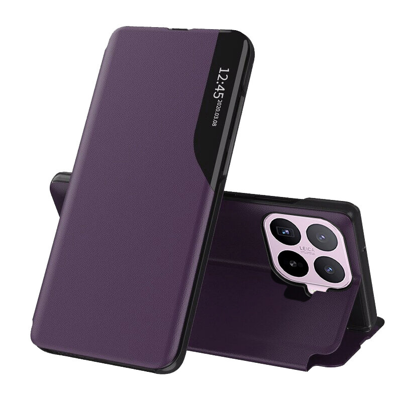 Husa Xiaomi 17T Eco Leather View flip tip carte, mov