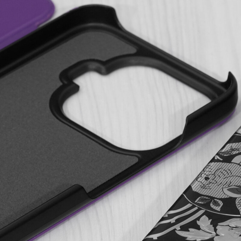 Husa Xiaomi 17T Eco Leather View flip tip carte, mov