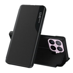 Husa Xiaomi 17T Eco Leather View flip tip carte, negru