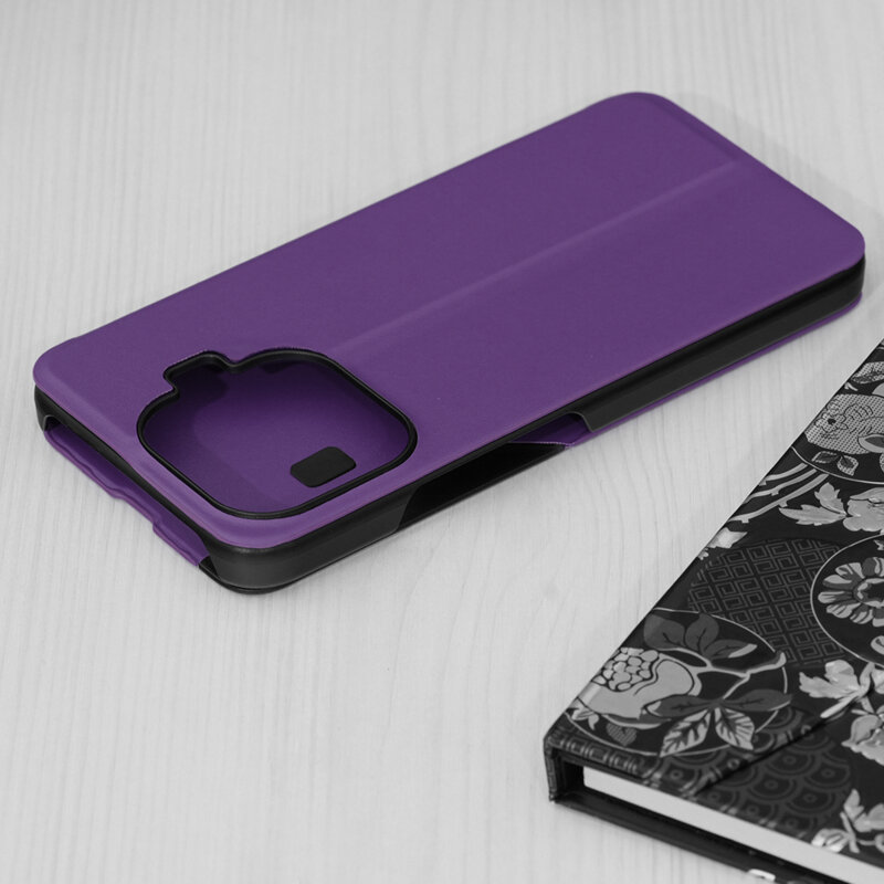 Husa Xiaomi 17T Pro Eco Leather View flip tip carte, mov