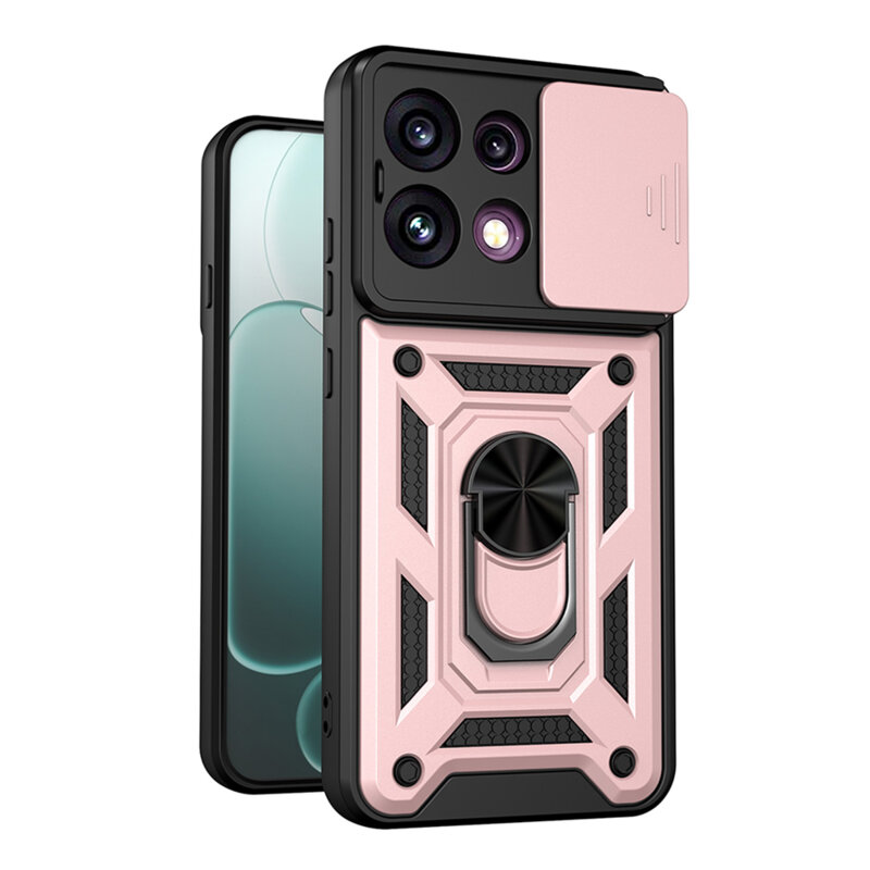 Husa Oppo Reno16 F protectie camera Techsuit CamShield Series, roz