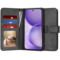 Husa 360 Oppo Reno16 FS Techsuit Diary Book, negru
