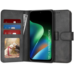 Husa 360 Xiaomi Redmi 17 5G Techsuit Diary Book, negru