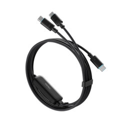 Cablu de incarcare USB-C Cuktech, 140W, 1.5m, negru, C2C615