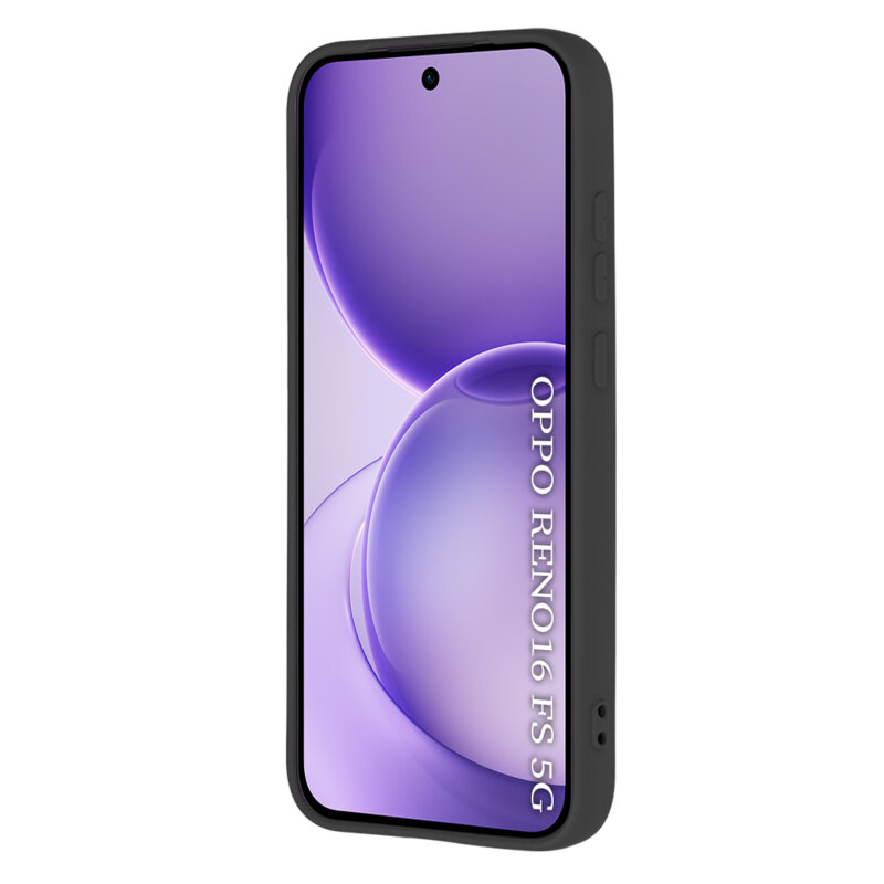 Husa silicon Oppo Reno16 FS Techsuit SoftFlex, negru