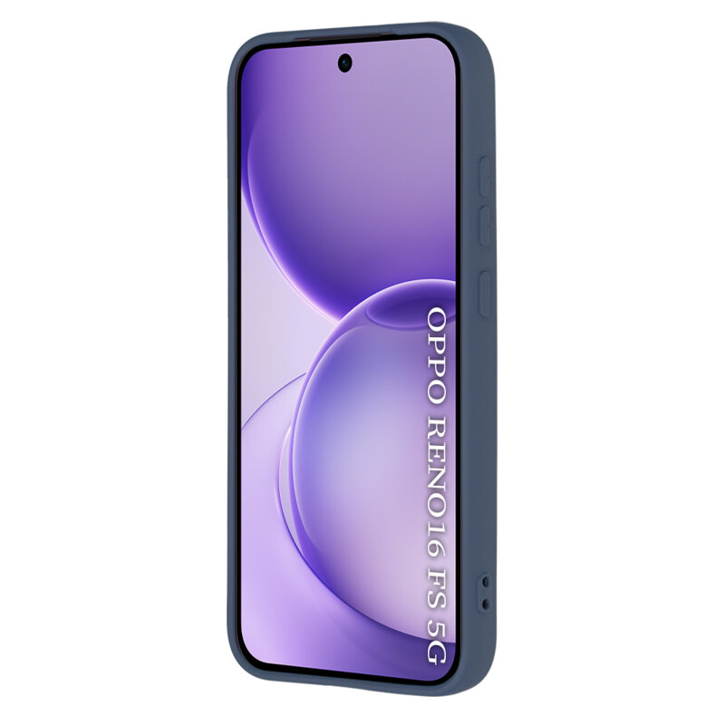 Husa silicon Oppo Reno16 FS Techsuit SoftFlex, bleumarin
