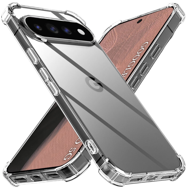 Husa Google Pixel 11 Pro Techsuit Shockproof Clear Silicone, transparenta