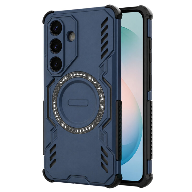 Husa Samsung Galaxy S26 Plus Techsuit ArmorMag Case, albastru