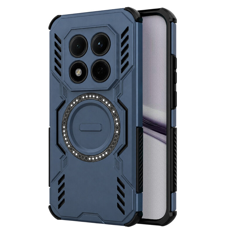 Husa Xiaomi Redmi Note 15 Pro 4G Techsuit ArmorMag Case, albastru
