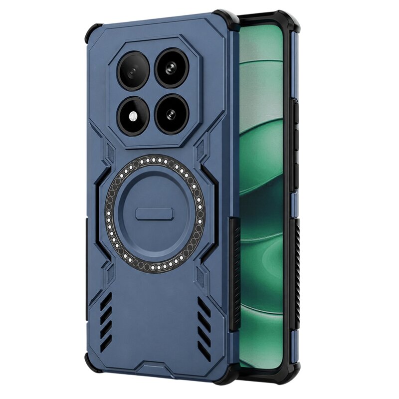 Husa Xiaomi Redmi Note 14 Pro 4G Techsuit ArmorMag Case, albastru