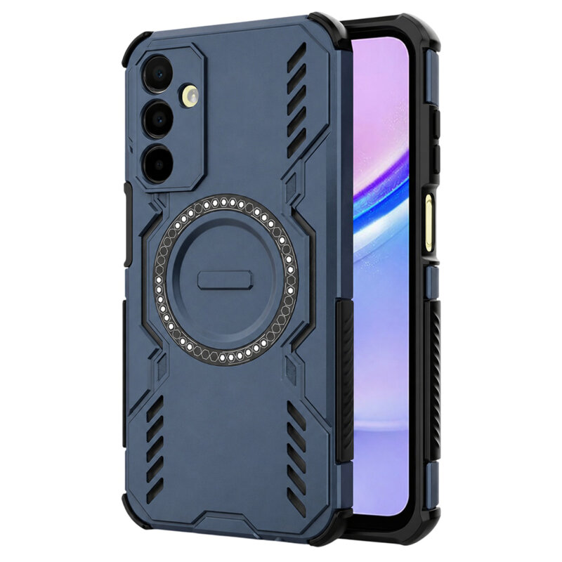Husa Samsung Galaxy A15 4G Techsuit ArmorMag Case, albastru