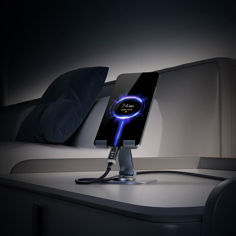 Cablu incarcare Type-C Cuktech, 240W, 6A, 2m, negru, CTC620P