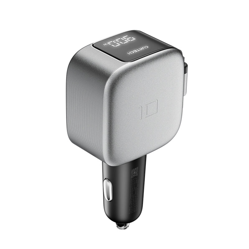 Incarcator auto cu cablu retractabil, 100W Cuktech, CC903P