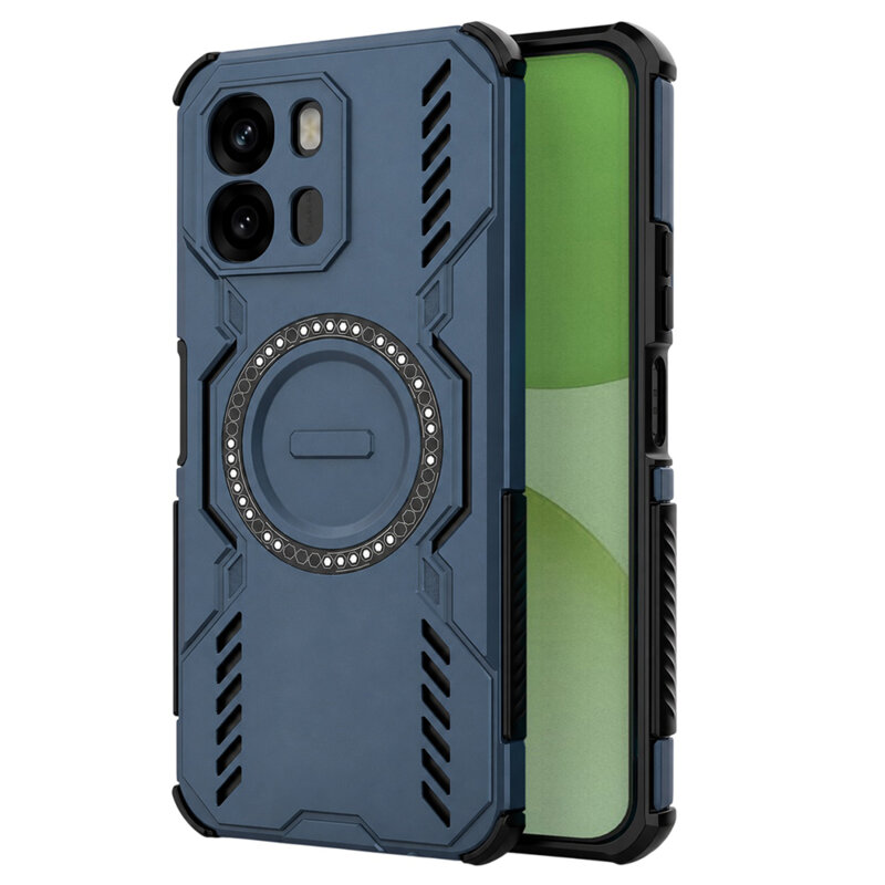 Husa Oppo A6 4G Techsuit ArmorMag Case, albastru
