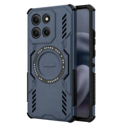 Husa Motorola Moto G86 Power Techsuit ArmorMag Case, albastru