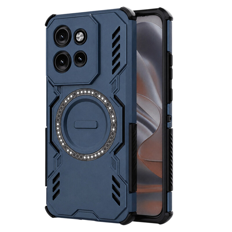 Husa Motorola Edge 50 Techsuit ArmorMag Case, albastru