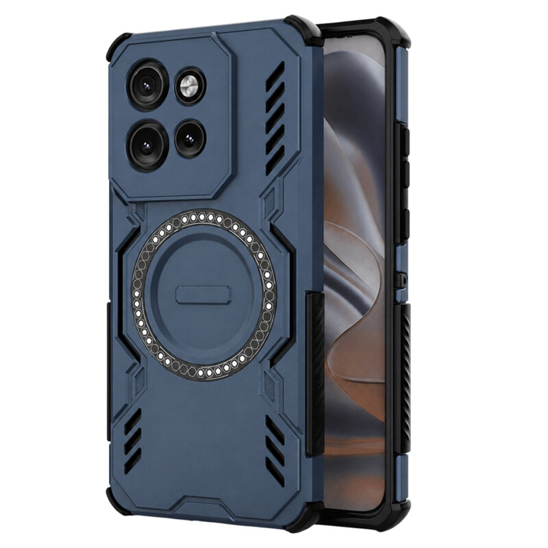 Husa Motorola ThinkPhone 25 Techsuit ArmorMag Case, albastru