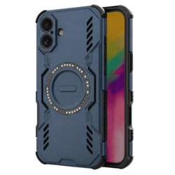 Husa iPhone 16 Plus Techsuit ArmorMag Case, albastru
