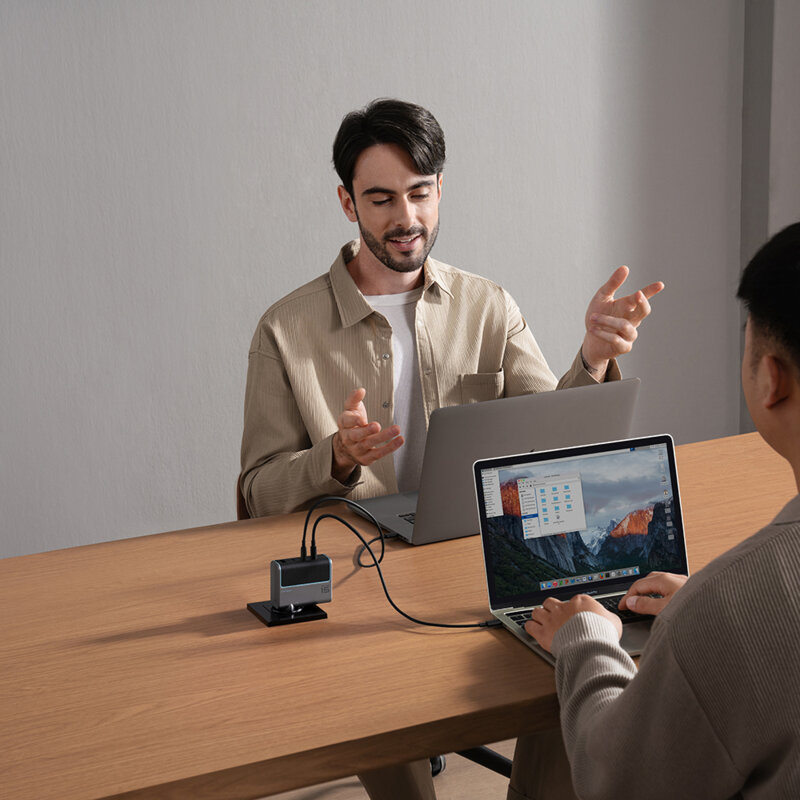 Incarcator priza rapid 140W cu cablu USB-C Cuktech AD1404UEU, gri