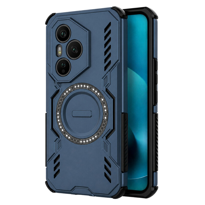 Husa Honor 400 Pro Techsuit ArmorMag Case, albastru