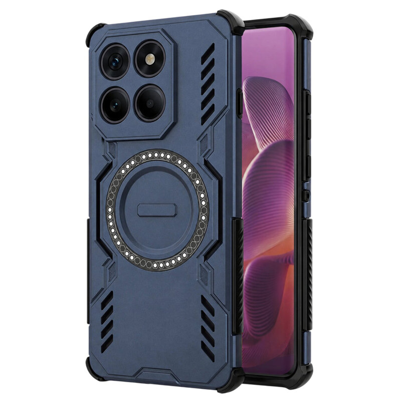 Husa Motorola Edge 60 Pro Techsuit ArmorMag Case, albastru