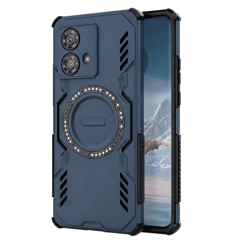 Husa Motorola Edge 40 Neo Techsuit ArmorMag Case, albastru