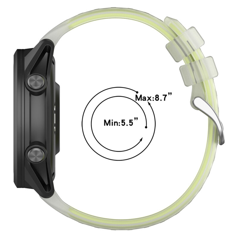 Curea Amazfit Active 3 Premium Techsuit, mov, W084