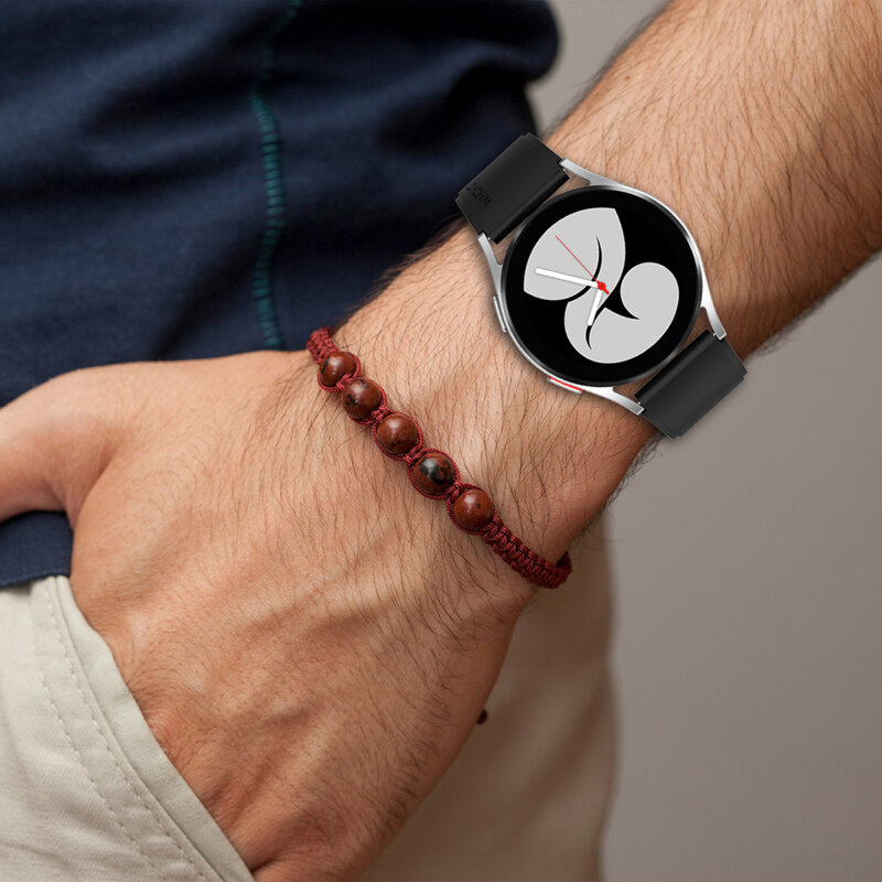 Curea Amazfit Active 3 Premium Techsuit, bordo, W026