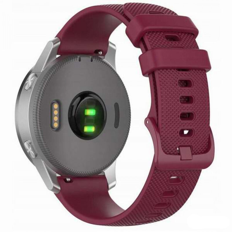 Curea Amazfit Active 3 Premium Techsuit, bordo, W006