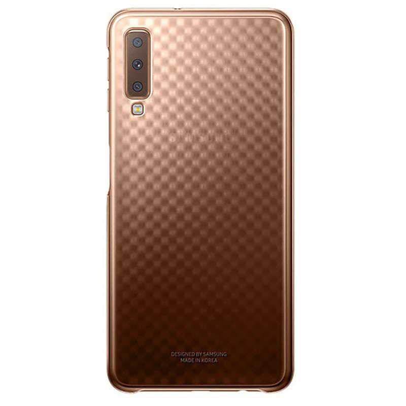 Husa Originala Samsung Galaxy A7 2018 Gradation Cover - Gold