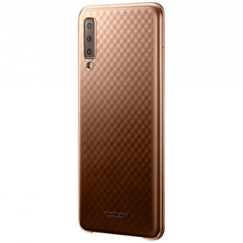 Husa Originala Samsung Galaxy A7 2018 Gradation Cover - Gold