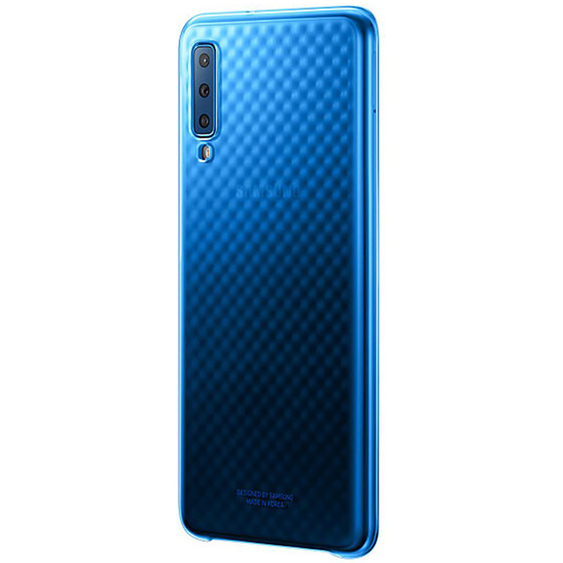 Husa Originala Samsung Galaxy A7 2018 Gradation Cover - Blue