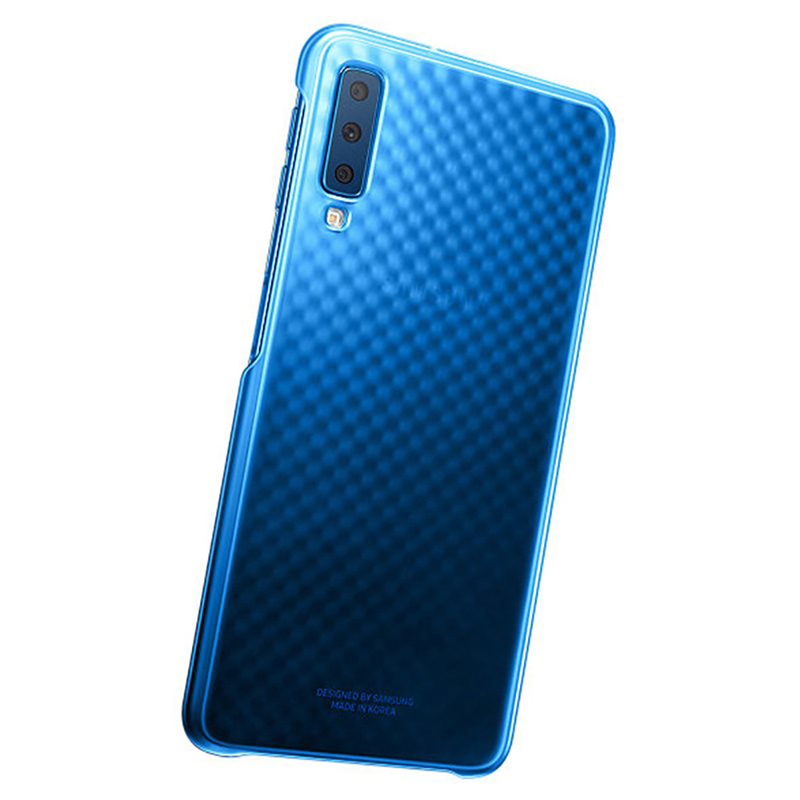 Husa Originala Samsung Galaxy A7 2018 Gradation Cover - Blue