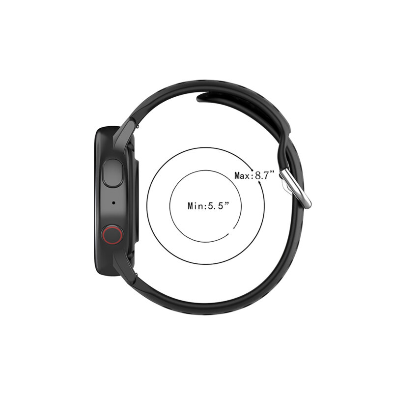 Curea Amazfit Active 3 Premium Techsuit, negru, W004