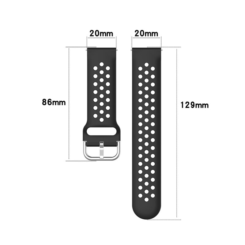 Curea Amazfit Active 3 Premium Techsuit, rosu, W004