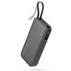 Baterie externa 45W, USB+Type-C, cablu Cuktech LPB200N, negru