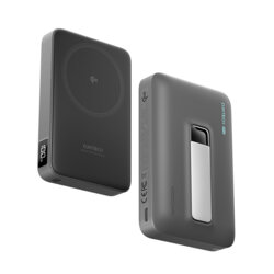 Baterie externa magnetica Qi2 10000mAh, Cuktech WPB100, gri