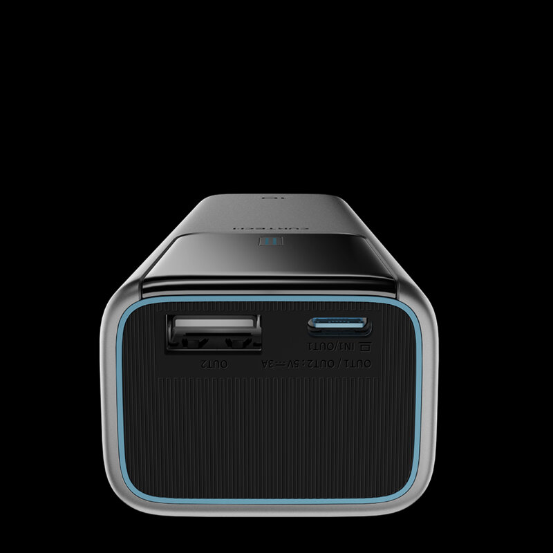Baterie externa cu cablu tip C, Fast Self-Charge Cuktech PB100P, gri