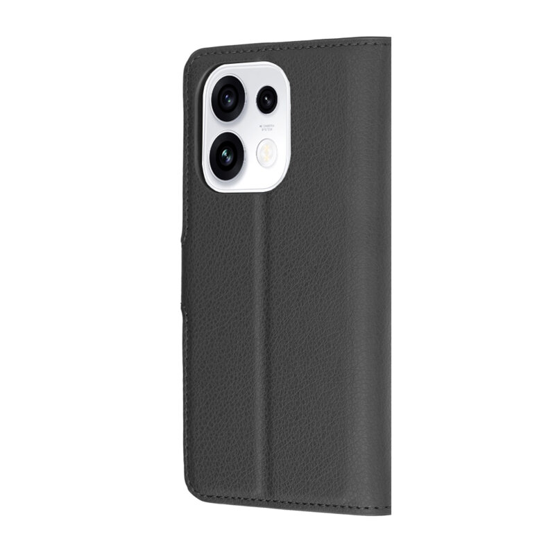 Husa Oppo Reno16 Pro Techsuit Leather Folio, negru