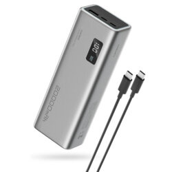 Baterie externa cu cablu Type-C 20000mAh, 150W Cuktech PB200P, gri