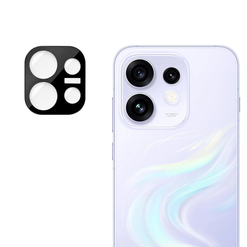 Folie camera Oppo Reno16 Techsuit Full Glass, negru