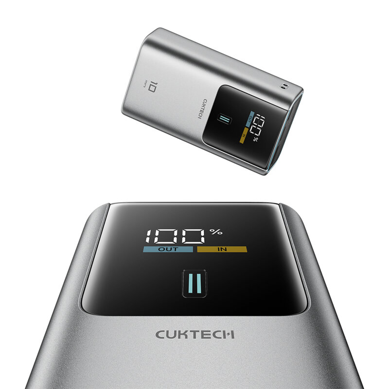 Baterie externa Fast Charge 10000mAh cu USB-C + USB Cuktech PB1055