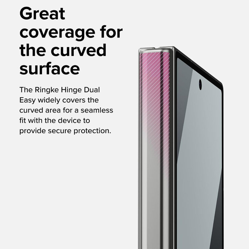 [Pachet 2x] Folie Samsung Galaxy Z Fold8 Ultra Ringke Hinge Hinge Dual Easy Film, transparenta