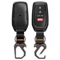 Husa cheie Toyota cu holster Spigen TK100, negru