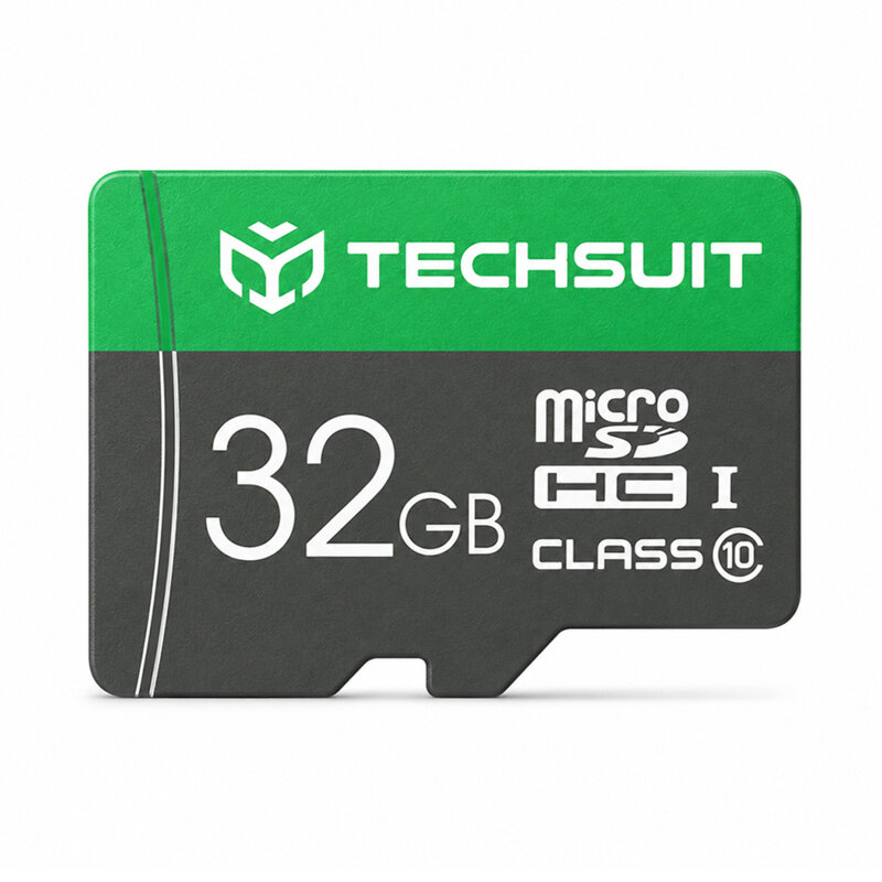 Card memorie 32GB MicroSDHC + adaptor Techsuit THCM11, verde