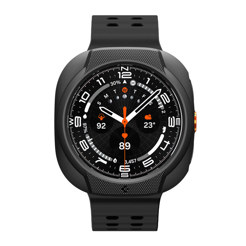 Husa Samsung Galaxy Watch Ultra 2 Spigen Liquid Air, negru
