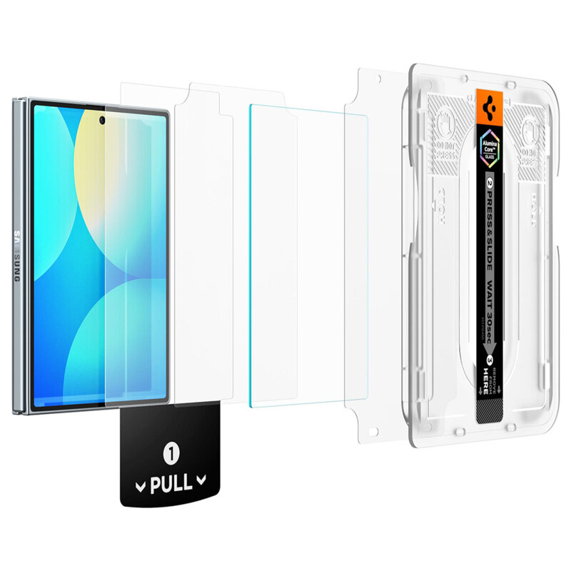 Folie Samsung Galaxy Z Fold8 Spigen Glas.tR EZ Fit Pro HD, transparenta