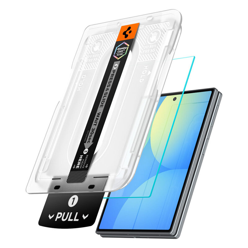 [Pachet 2x] Folie Samsung Galaxy Z Fold8 Spigen Glas.tR EZ Fit Pro HD, transparenta